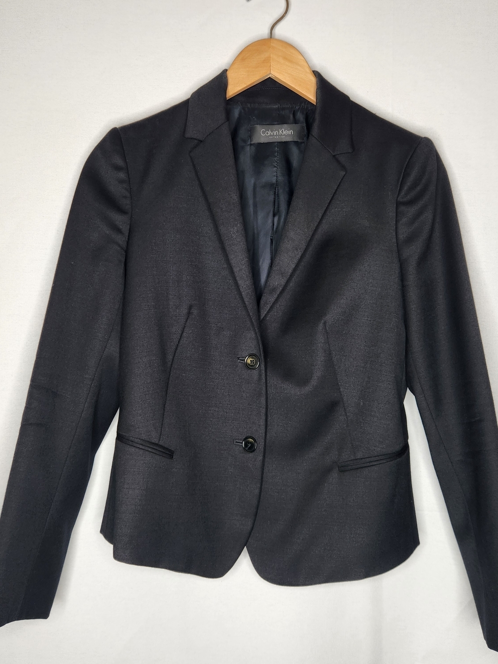 Calvin Klein Women's Black Tailored Blazer
